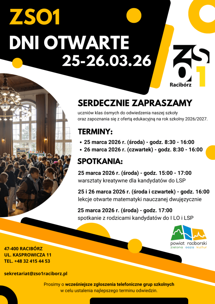 Rekrutacja 2026 zaproszenie Dni Otwarte